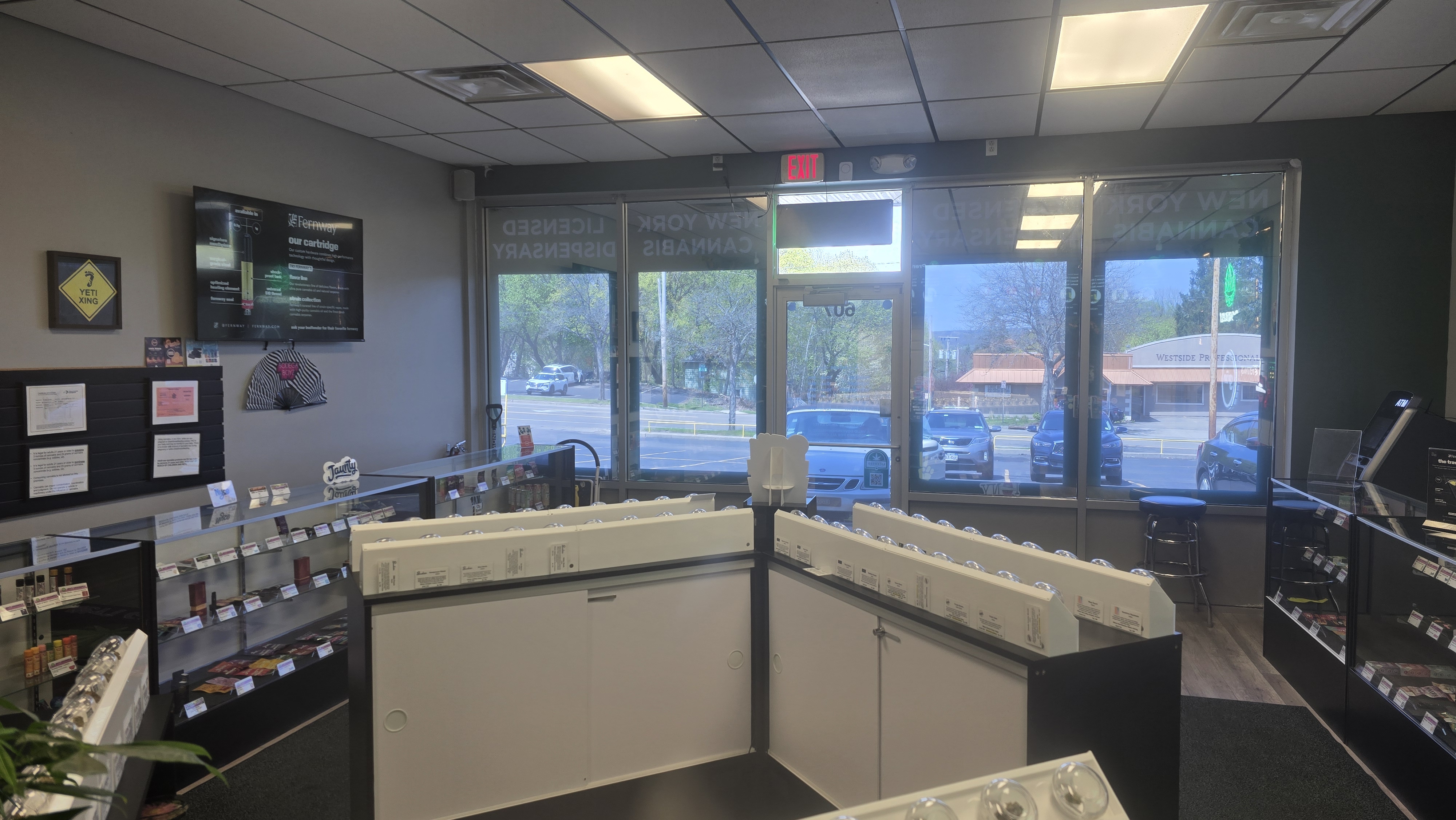 Customer seating and consultation space